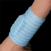 Насадка с вибрацией Wave Knights Ring, голубая, Ø 3,7 см