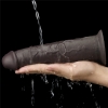Двухслойный перезаряжаемый ротатор на присоске Platinum Silicone, 20,5 см, Ø 4,8 см