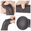 Двухслойный перезаряжаемый ротатор на присоске Platinum Silicone, 20,5 см, Ø 4,8 см