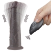 Двухслойный перезаряжаемый ротатор на присоске Platinum Silicone, 20,5 см, Ø 4,8 см
