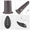 Двухслойный перезаряжаемый ротатор на присоске Platinum Silicone, 20,5 см, Ø 4,8 см