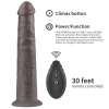 Двухслойный перезаряжаемый ротатор на присоске Dual Layered Silicone, 25,3 см, Ø 4,5 см