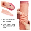 Фаллоимитатор Dual Layer Platinum Silicone Cock, 30,5 см, Ø 5,3 см