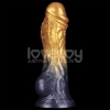 Надувной фаллоимитатор для фистинга со съемной грушей Dual Density Silicone Inflatable Dildo, 21 см, Ø 5 см
