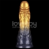 Надувной фаллоимитатор для фистинга со съемной грушей Dual Density Silicone Inflatable Dildo, 21 см, Ø 5 см
