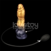 Надувной фаллоимитатор для фистинга со съемной грушей Dual Density Silicone Inflatable Dildo, 25 см, Ø 5,6 см