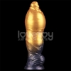 Надувной фаллоимитатор для фистинга со съемной грушей Dual Density Silicone Inflatable Dildo, 25 см, Ø 5,6 см