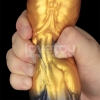 Надувной фаллоимитатор для фистинга со съемной грушей Dual Density Silicone Inflatable Dildo, 25 см, Ø 5,6 см