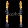 Надувной фаллоимитатор для фистинга со съемной грушей Dual Density Silicone Inflatable Dildo, 25 см, Ø 5,6 см