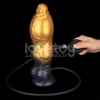 Надувной фаллоимитатор для фистинга со съемной грушей Dual Density Silicone Inflatable Dildo, 25 см, Ø 5,6 см