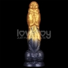 Надувной фаллоимитатор для фистинга со съемной грушей Dual Density Silicone Inflatable Dildo, 25 см, Ø 5,6 см
