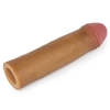 Насадка на пенис Revolutionary Silicone Nature Extender мулат плюс 6 см, 17,8 см, Ø 4,5 см