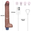 Реалистичный перезаряжаемый вибратор  Real Softee 27,2 см, Ø 4 см