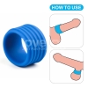 Эрекционное кольцо из силикона Pinnacle Pro Deep Rib Grip Ring, Ø 3,5