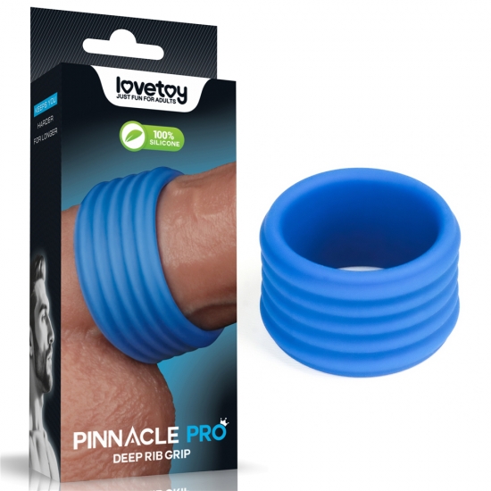 Эрекционное кольцо из силикона Pinnacle Pro Deep Rib Grip Ring, Ø 3,5