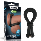 Регулируемое двойное кольцо из мягкого силикона Pinnacle Pro Anyfit Plus Stretcher, черное