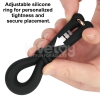 Регулируемое двойное кольцо из мягкого силикона Pinnacle Pro Anyfit Plus Stretcher, черное