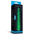 Фаллоимитатор из стекла со свечением в темноте Twilight Gleam Slim Fantasy