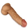 Реалистичный вибратор на присоске Real Extreme Extra Girth 21 см, Ø 4,5 см