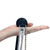 Черный кляп с зажимами для сосков Breathable Ball Gag