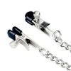 Черный кляп с зажимами для сосков Breathable Ball Gag