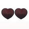 Обворожительные пэстисы в форме сердец со стразами Reusable Red Diamond Heart Nipple Pasties
