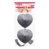 Обворожительные пэстисы в форме сердец с кисточками Reusable Glitter Heart Tassel Nipple Pasties