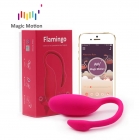 Вибростимулятор Magic Motion «Flamingo» с управлением через смартфон, 7,5 см, Ø 3 см