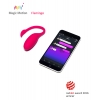 Вибростимулятор Magic Motion «Flamingo» с управлением через смартфон, 7,5 см, Ø 3 см