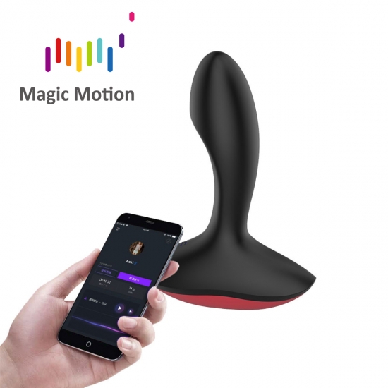 Массажер простаты Magic Motion «Solstice» с управлением через смартфон, черный, Ø 3,3 см