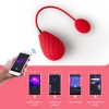 Виброяйцо Magic Motion «Sundae» с управлением через смартфон, красное, Ø 3 см