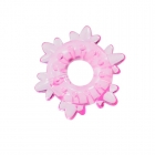 Кольцо эрекционное розового цвета "Heavy Cock Ring- Ice Flower"