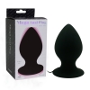 Анальная вибропробка «Mega Anal Plug», черная, 13 см, Ø 7,2 см
