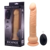 Перезаряжаемый вибро-ротатор «Escapade» c функцией Up&Down, телесный, 24 см, Ø 3,9 см