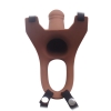 Реалистичный фаллопротез из силикона Silicone Curved Dong, мулат, 17 см, Ø 4 см