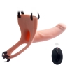 Реалистичный фаллопротез с вибрацией Silicone Curved Dong, 17 см, Ø 4 см