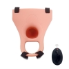 Реалистичный фаллопротез с вибрацией Silicone Curved Dong, 17 см, Ø 4 см