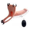 Реалистичный фаллопротез с вибрацией Silicone Curved Dong, 17 см, Ø 4 см