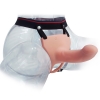 Реалистичный фаллопротез с вибрацией Silicone Curved Dong, 17 см, Ø 4 см