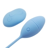Перезаряжаемое виброяйцо с дистанционным управлением «Relentless Seeker», голубое
