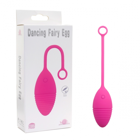 Перезаряжаемое виброяйцо «Dancing Fairy Egg», розовое