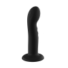 Перезаряжаемый вибратор с пульсацией "Duo-pulse rippled vibrator", черный, 17,2 см, Ø 4 см