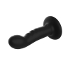 Перезаряжаемый вибратор с пульсацией "Duo-pulse rippled vibrator", черный, 17,2 см, Ø 4 см