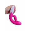 Вибратор с клиторальным стимулятором Nalone Dancer, розовый, 26 см, Ø 3,7 см