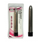 Классический мульти-скоростной вибратор серебристый, 17,5 см, Ø 2,7 см