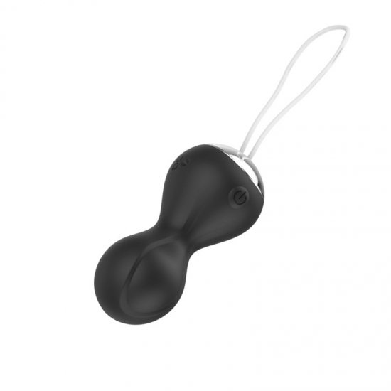 Перезаряжаемое виброяйцо с дистанционным управлением «Vibratio Egg», черное