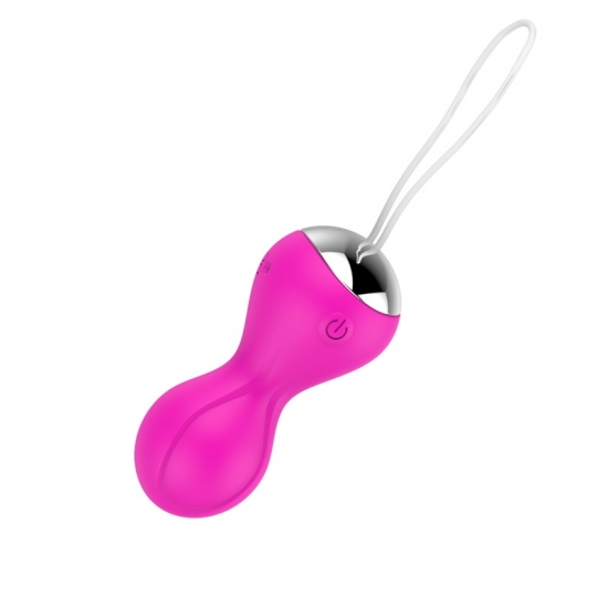 Перезаряжаемое виброяйцо «Vibration Egg», малиновое
