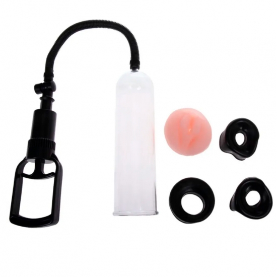 Вакуумная помпа для коррекции размеров "Penis Pump" 19 см, Ø 5,5 см