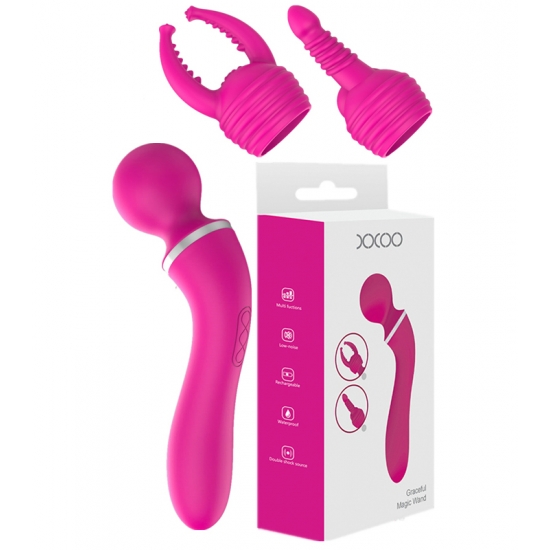 Многофункциональный вибромассажер «UMA», розовый