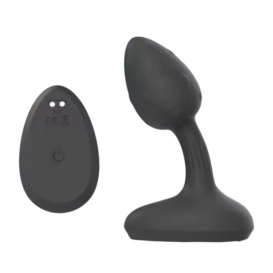 Перезаряжаемая анальная пробка Horam 11,3 см, Ø 3,7 см